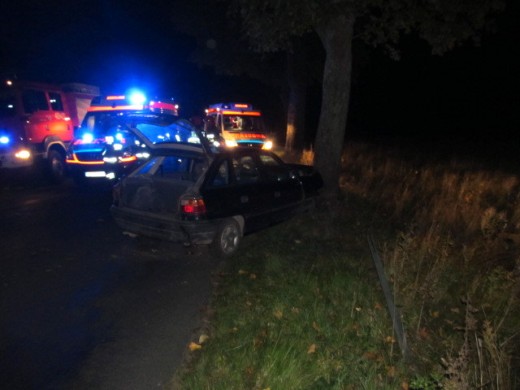 Wypadek na drodze Białogard - Stanomino ZDJĘCIA