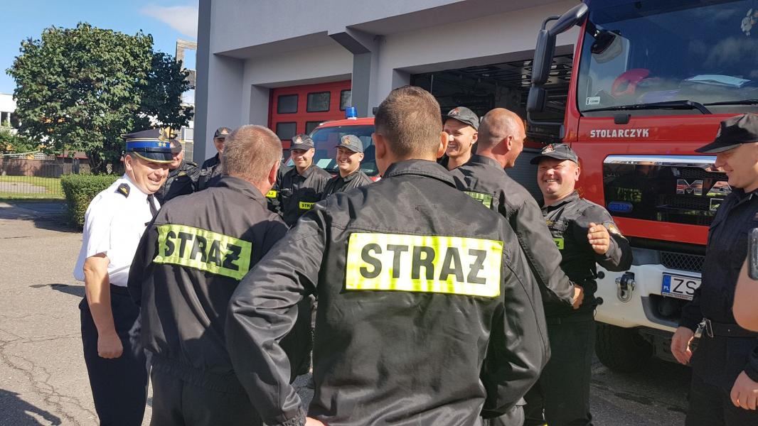 Powitanie strażaków Świnoujście i Białogard - duża porcja zdjęć!