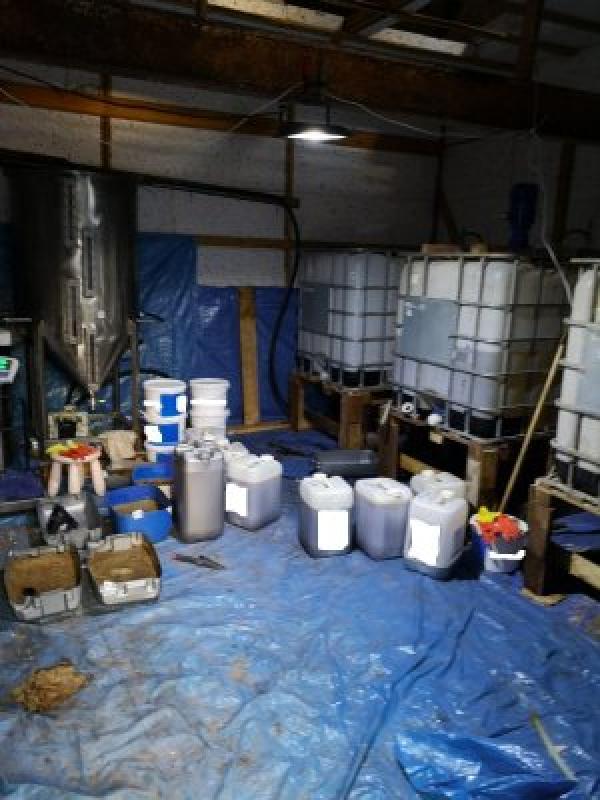 Zlikwidowano fabrykę narkotyków - wartość zabezpieczonych substancji to ponad 21 mln zł