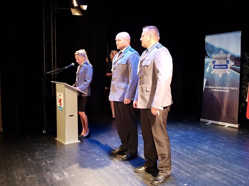 Święto Policji Białogard 2018 - awanse służbowe (fotorelacja) 