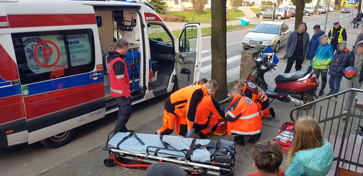 Poważny wypadek na ul. Woj. Polskiego - jedna osoba ciężko ranna! 