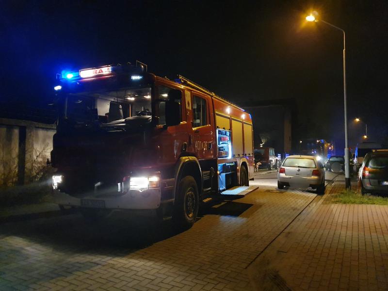 Pożar w kotłowni przydomowego warsztatu w Białogardzie. 