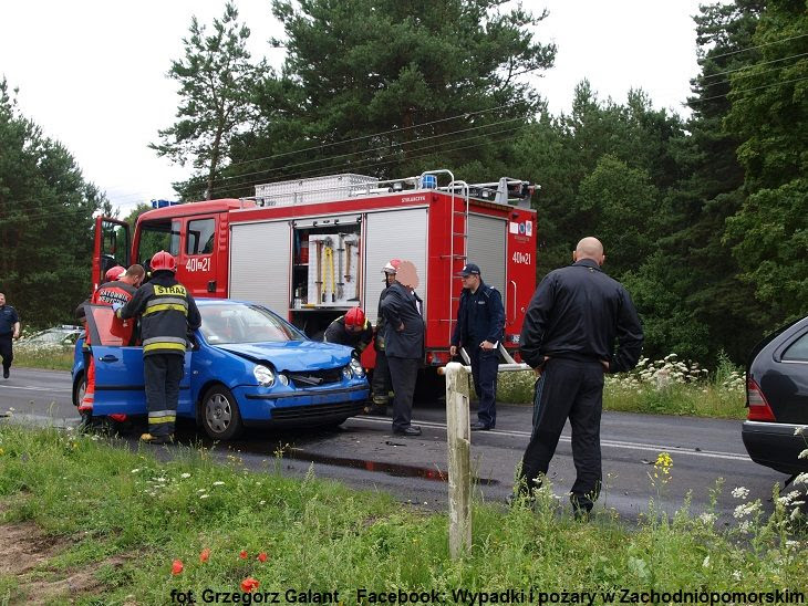 Wypadek na przejeżdzie kolejowym w Moczyłkach