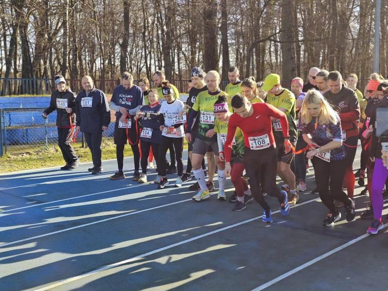 Bieg Walentynkowy zorganizowany przez Stowarzyszenie Figa