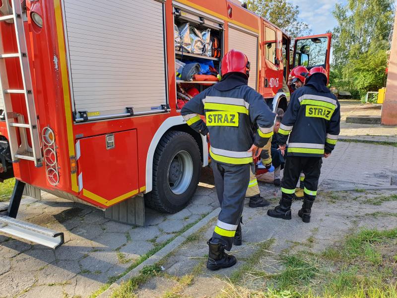 Pożar pieca gazowego w budynku wielorodzinnym!