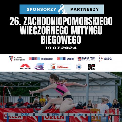 XXVI Zachodniopomorski Wieczorny Mityng Biegowy w Białogardzie