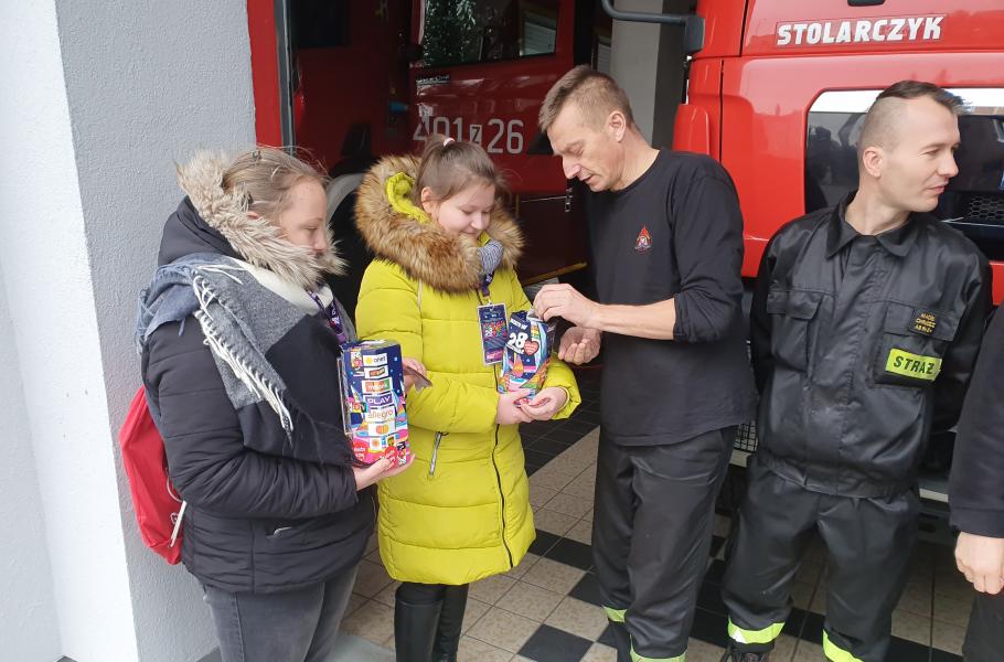 Strażacy z PSP Białogard wspierają 28. Finał Wielkiej Orkiestry Świątecznej Pomocy