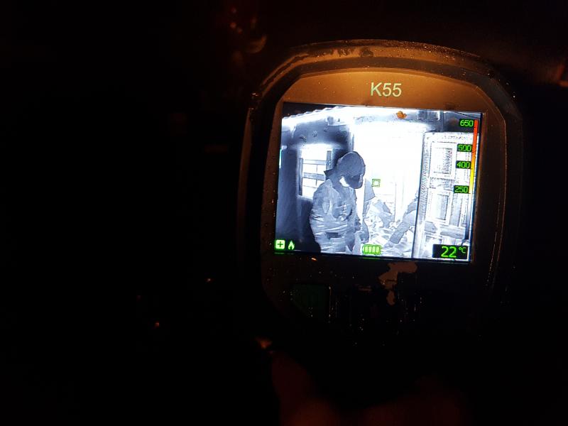 Nowa kamera termowizyjna w PSP Białogard. Bojowy test w pożarze już pierwszego dnia!