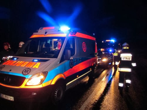 Wypadek koło Karlina