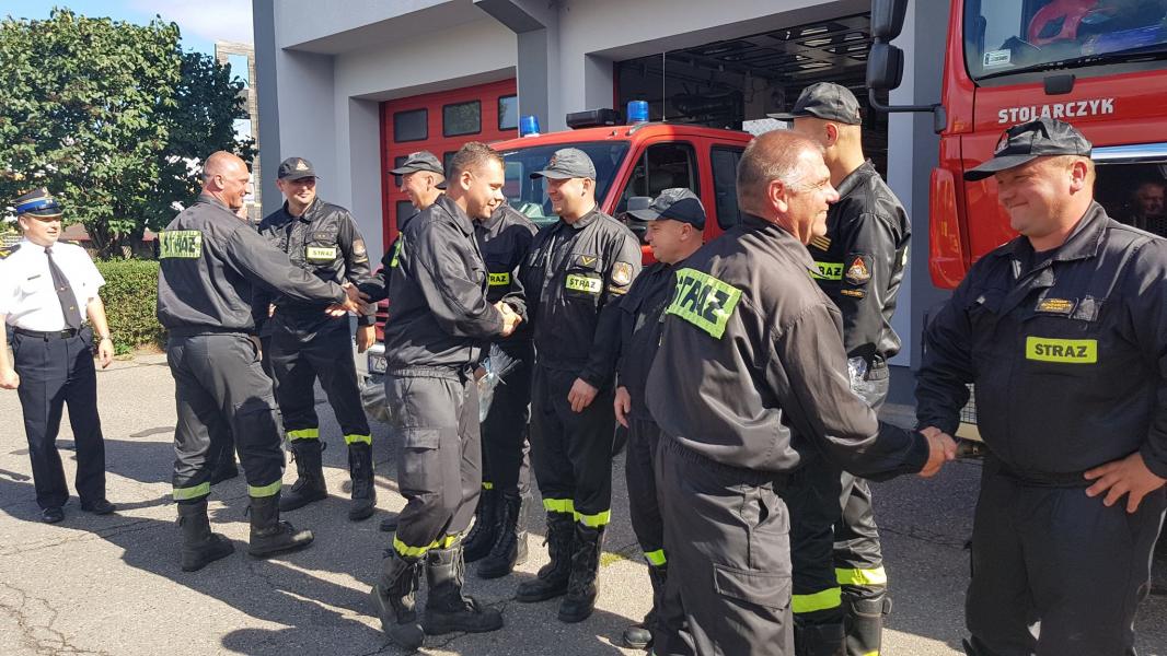Powitanie strażaków Świnoujście i Białogard - duża porcja zdjęć!