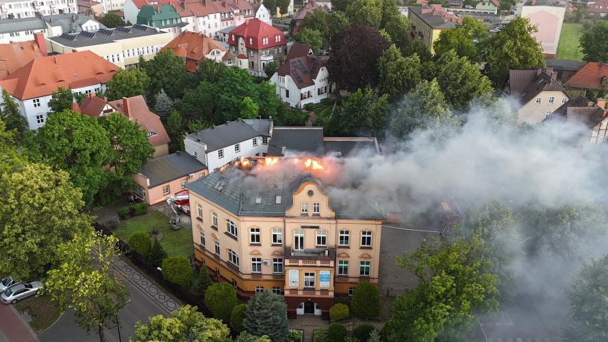 Pożar przychodni Folk - Med