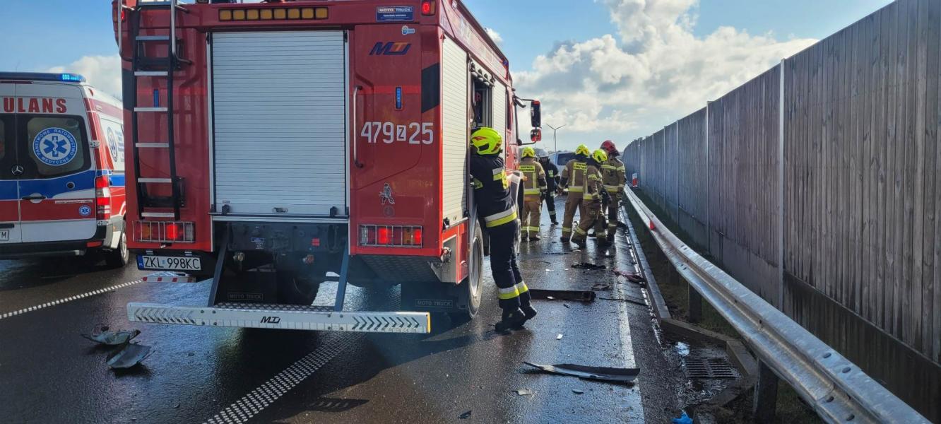 CIĘŻKO RANNY STRAŻAK Z BIAŁOGARDU