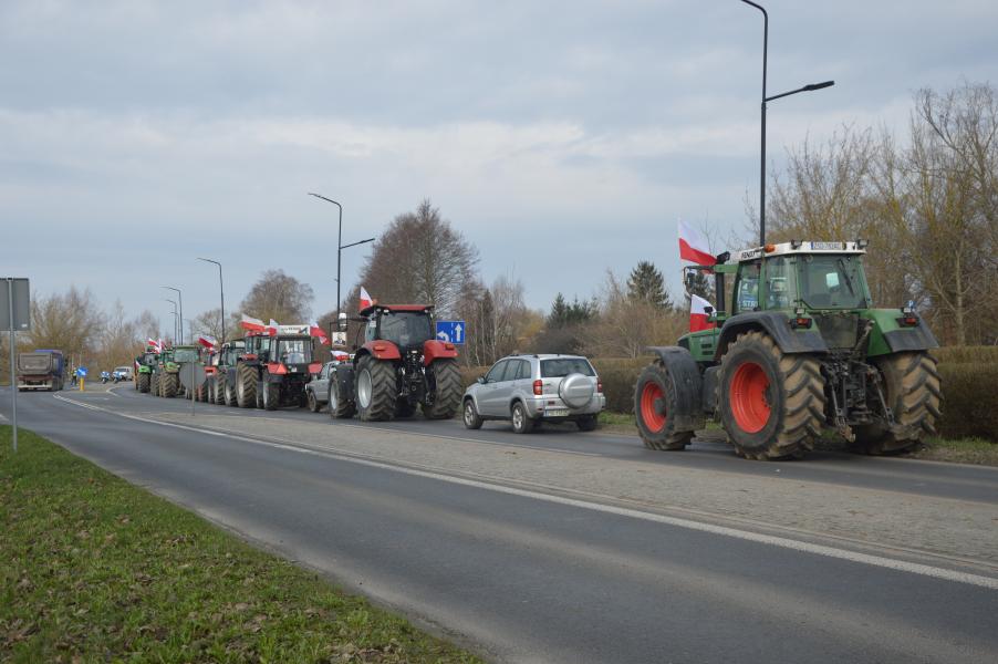 Strajk rolników w Białogardzie – FOTORELACJA