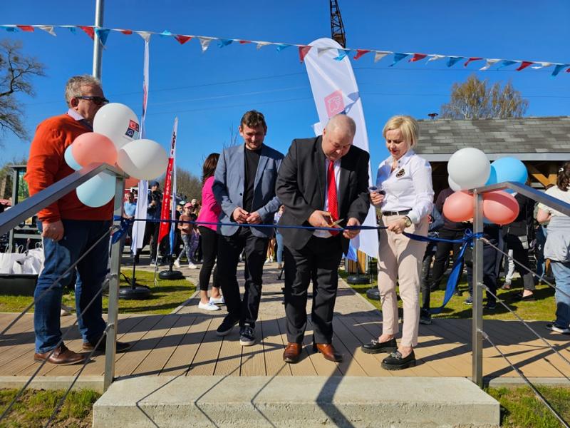Oficjalne otwarcie przystani kajakowej w Białogardzie
