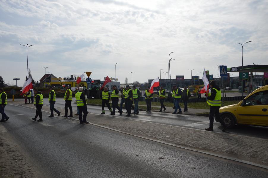 Strajk rolników w Białogardzie – FOTORELACJA