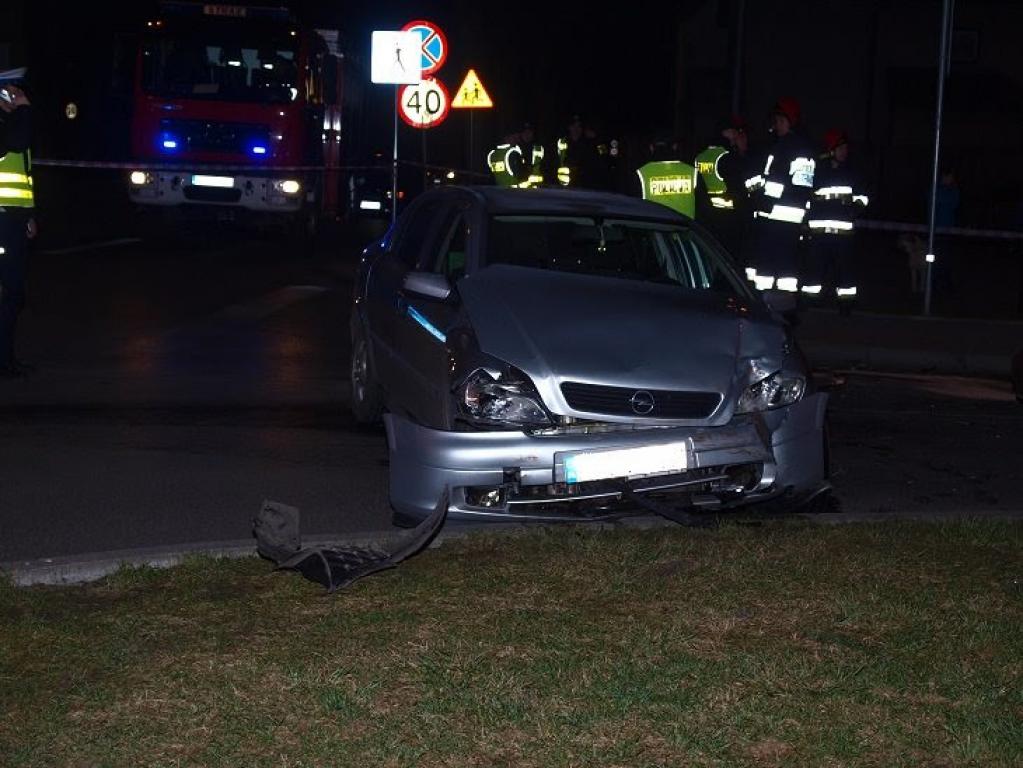 Wypadek w centrum miasta