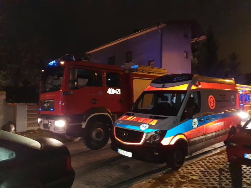 Pożar w kotłowni przydomowego warsztatu w Białogardzie. 