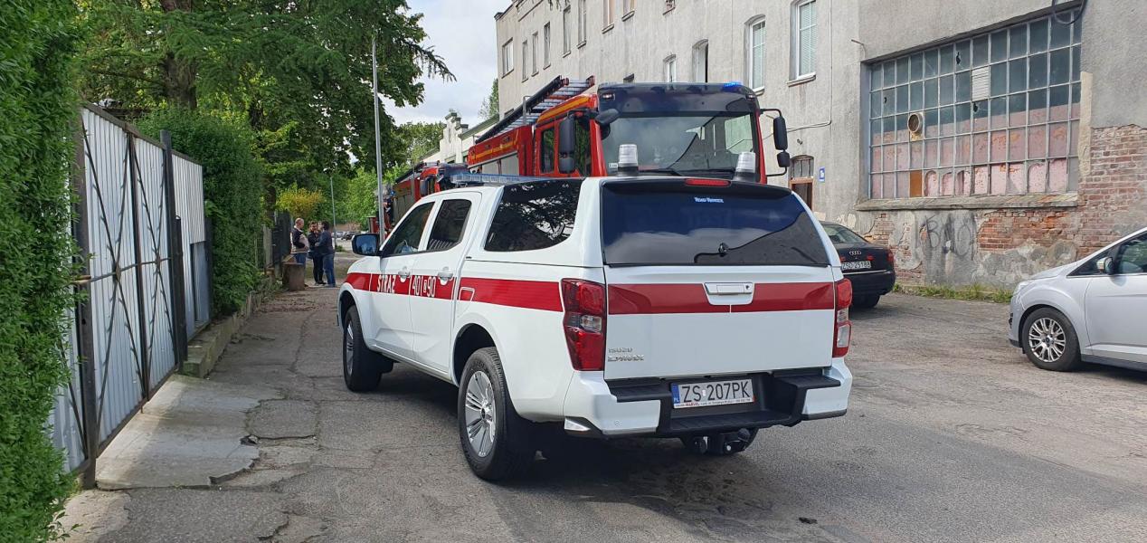 Akcja gaśnicza w Białogardzie 