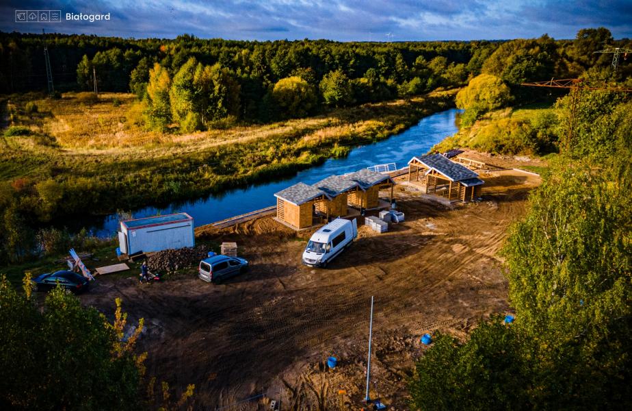 Budowa nowej przystani kajakowej w Białogardzie