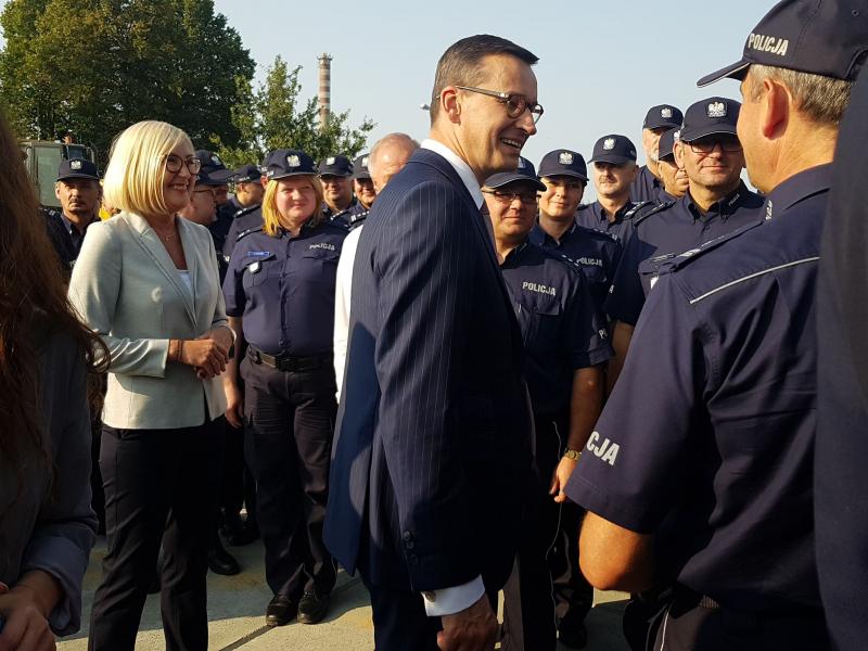 Poświęcenie i wmurowanie aktu erekcyjnego pod budowę nowego komisariatu policji w Białogardzie