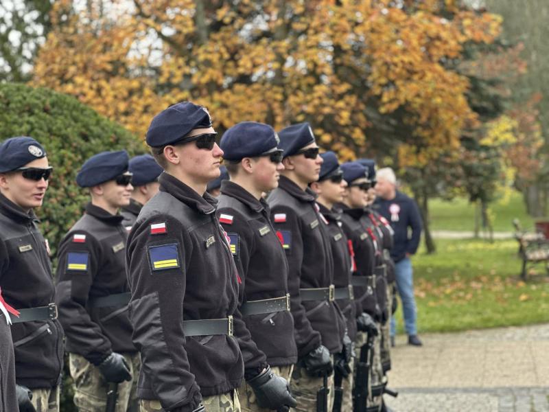 Wspólne świętowanie 107. rocznicy odzyskania niepodległości w Białogardzie