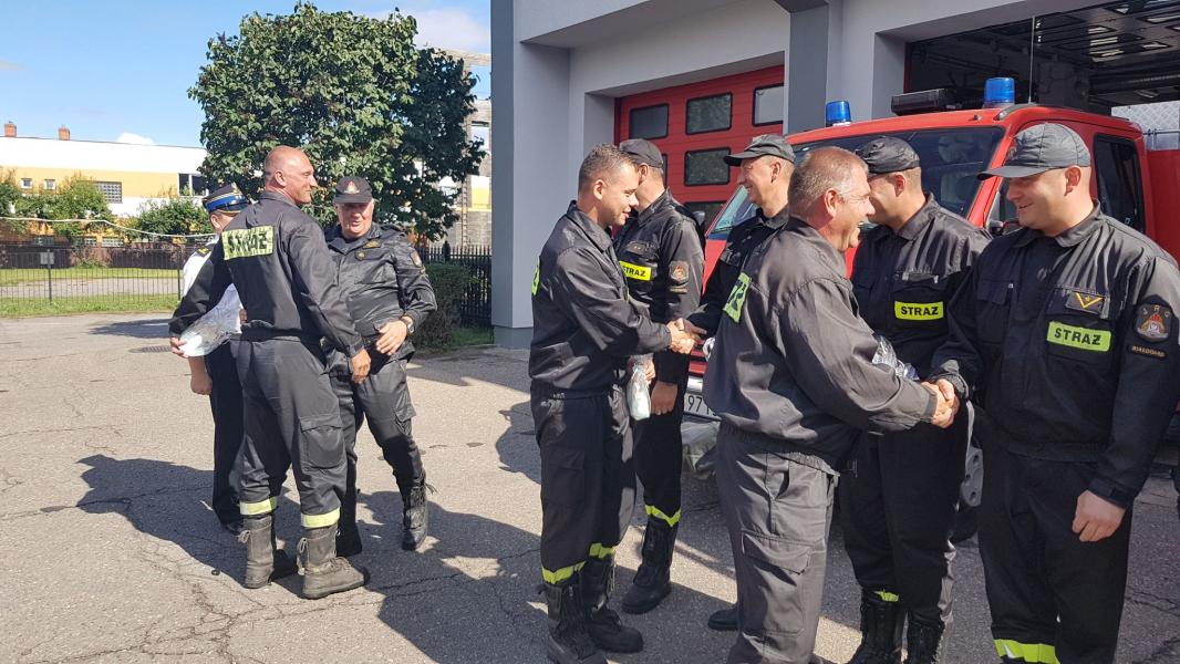 Powitanie strażaków Świnoujście i Białogard - duża porcja zdjęć!