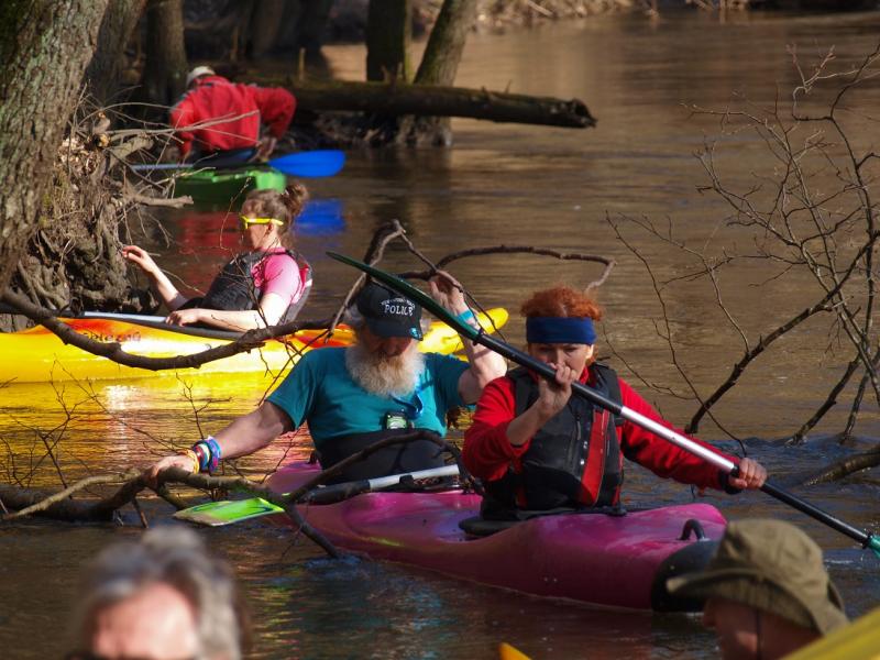 Aleksander Doba i Aleksander Lwow w kajaku pod Białogardem!