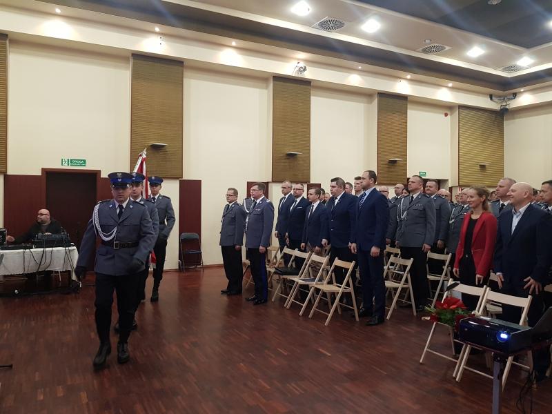 Odprawa Służbowa  i pożegnanie Komendanta Powiatowego Policji w Białogardzie - obszerna fotorelacja.