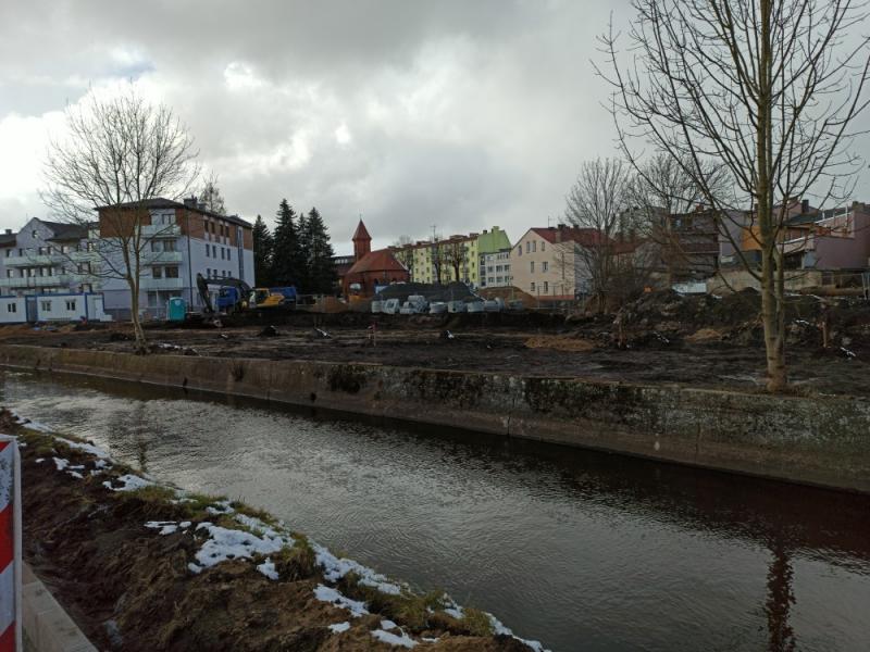 Trwają prace nad remontem Zaułka Drzewnego w Białogardzie