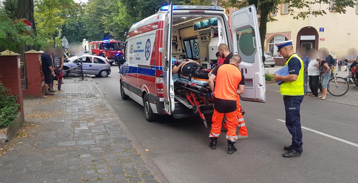 Poważny wypadek w centrum Białogardu 