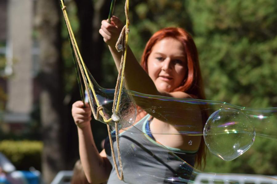 Zaczarowany świat mydlanych baniek - Bubble Day w Białogardzie. 