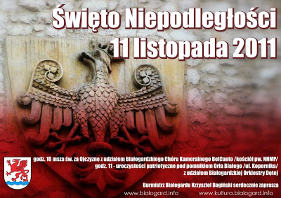 11 listopada Święto Niepodległości 