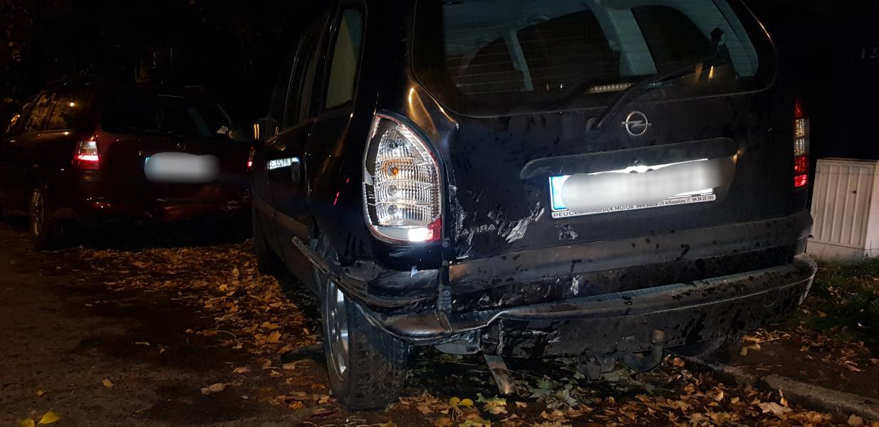 Rozbił kilka pojazdów - wydmuchał blisko dwa promile ! 