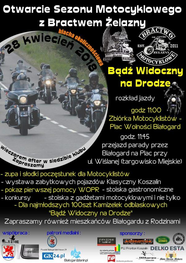 Otwarcie sezonu motocyklowego z Bractwem Żelazny 