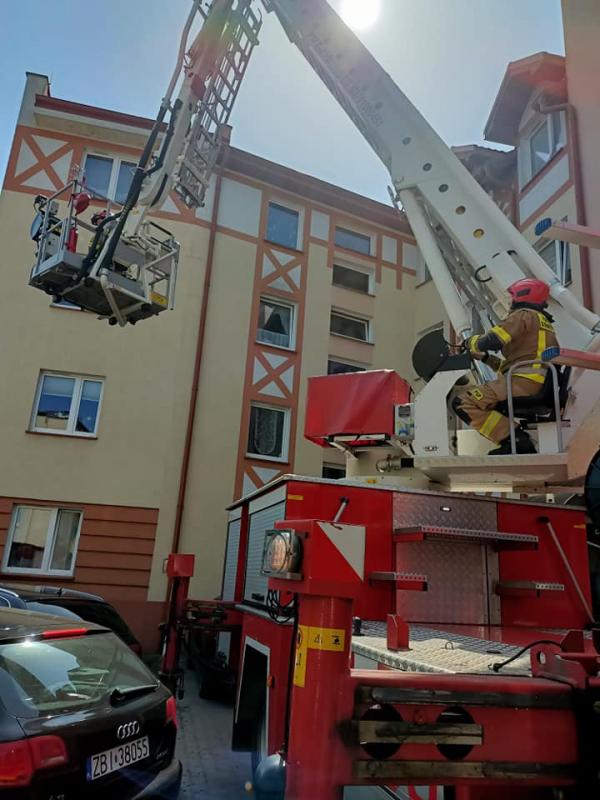 Niecodzienna Akcja Białogardzkich Strażaków