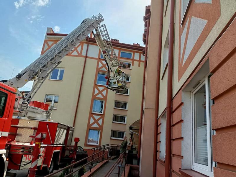 Niecodzienna Akcja Białogardzkich Strażaków