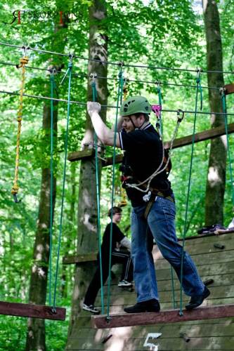 AKTIM w Parku Linowym w Koszalinie
