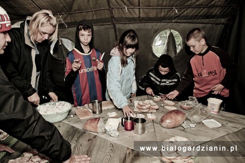 Biwak Harcerzy z Białogardu na Pojezierzu Drawskim