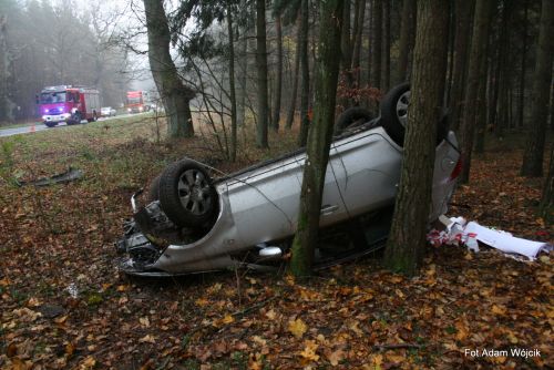 Wypadek na krajowej 6. 