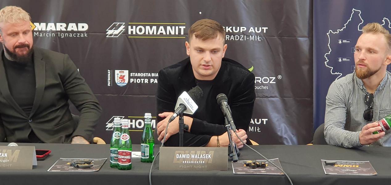 KONFERENCJA PRASOWA GALI DWM FIGHT NIGHT BIAŁOGARD