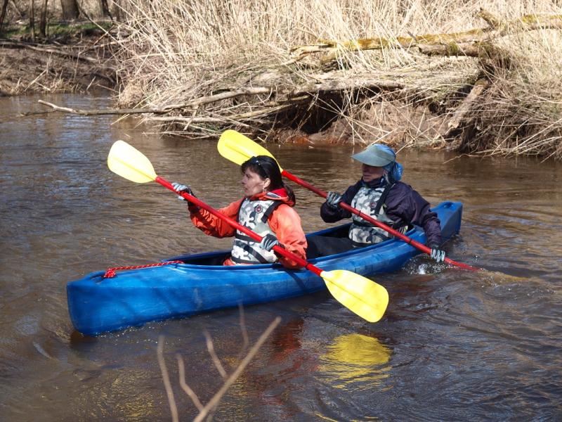 Aleksander Doba i Aleksander Lwow w kajaku pod Białogardem!