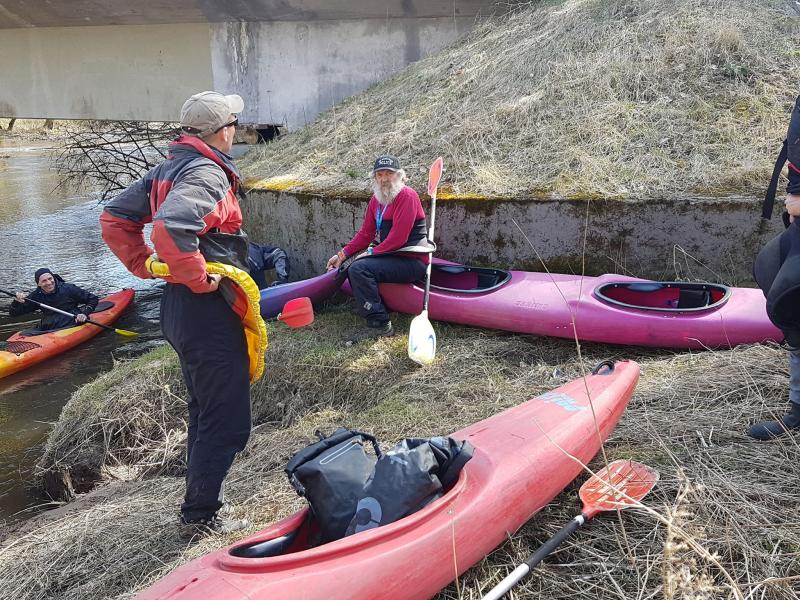 Aleksander Doba i Aleksander Lwow w kajaku pod Białogardem!