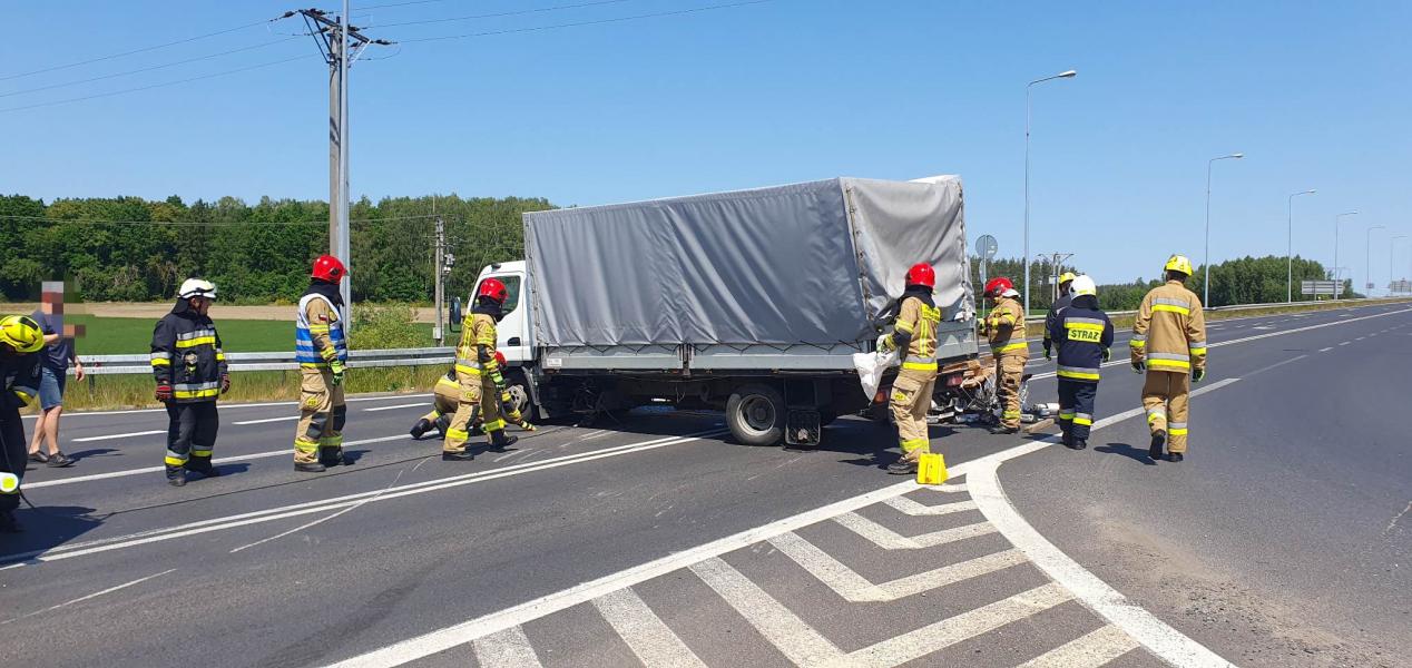 Wypadek na obwodnicy Karlina! Znów wymuszenie pierwszeństwa.