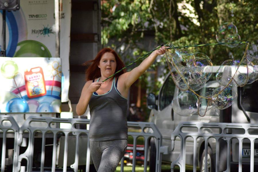 Zaczarowany świat mydlanych baniek - Bubble Day w Białogardzie. 