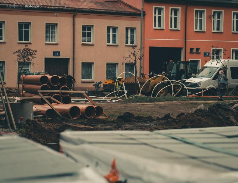  Trwają prace nad przebudową ul. Grunwaldzkiej