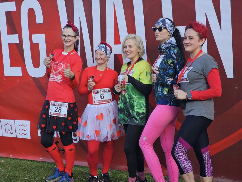 Bieg Walentynkowy zorganizowany przez Stowarzyszenie Figa
