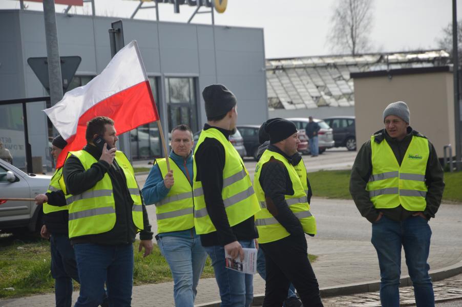Strajk rolników w Białogardzie – FOTORELACJA