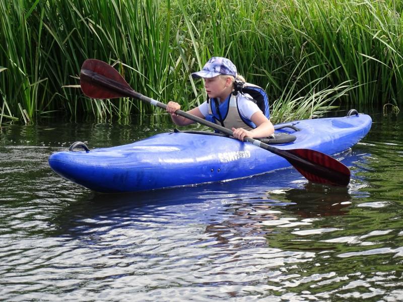 Ostatnie dni szkółki kajakowej w Białogardzie.