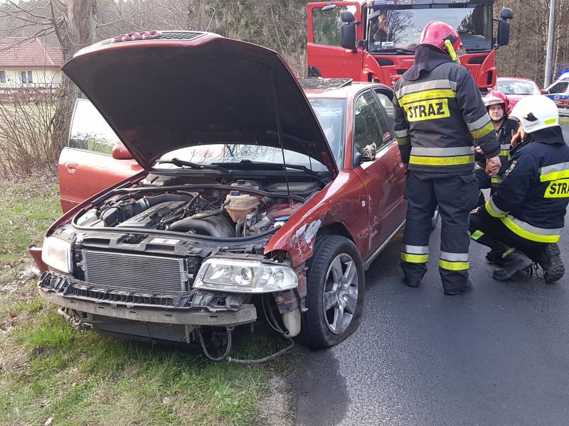 Wypadek pod Białogardem  - 10 miesięczne dziecko trafiło do szpitala!