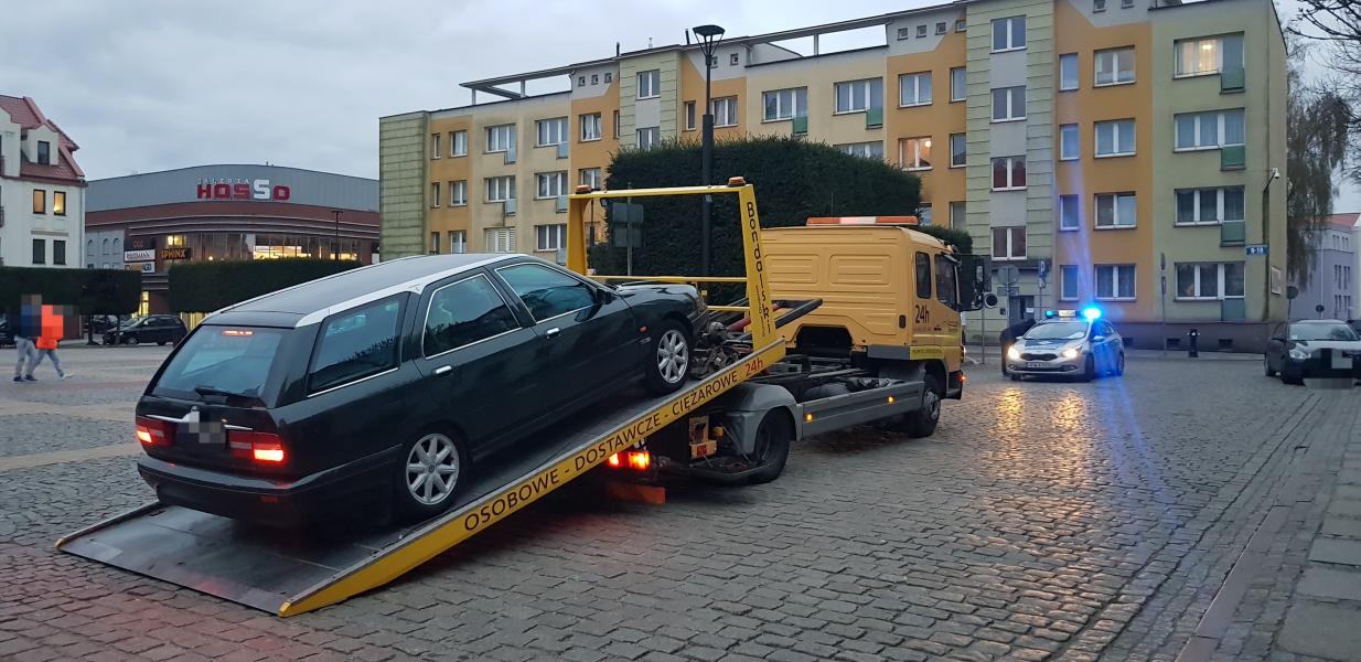 Pijany i bez uprawnień wpadł na białogardzkiej starówce.